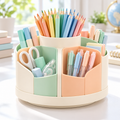 Pastel Rotating Desk Caddy — main image