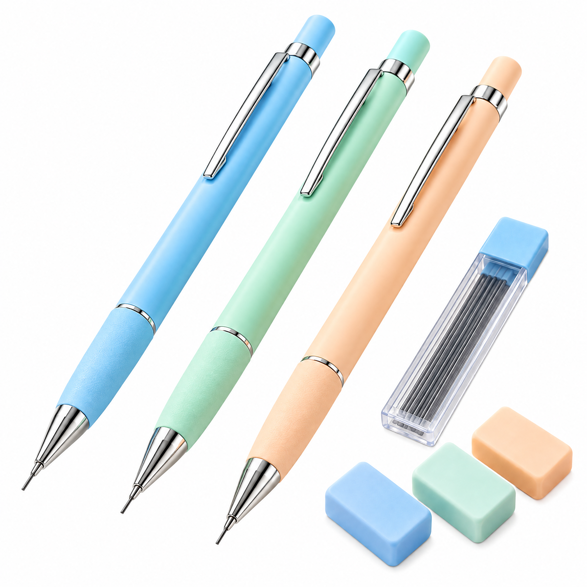 Pastel Mechanical Pencil Set — product view