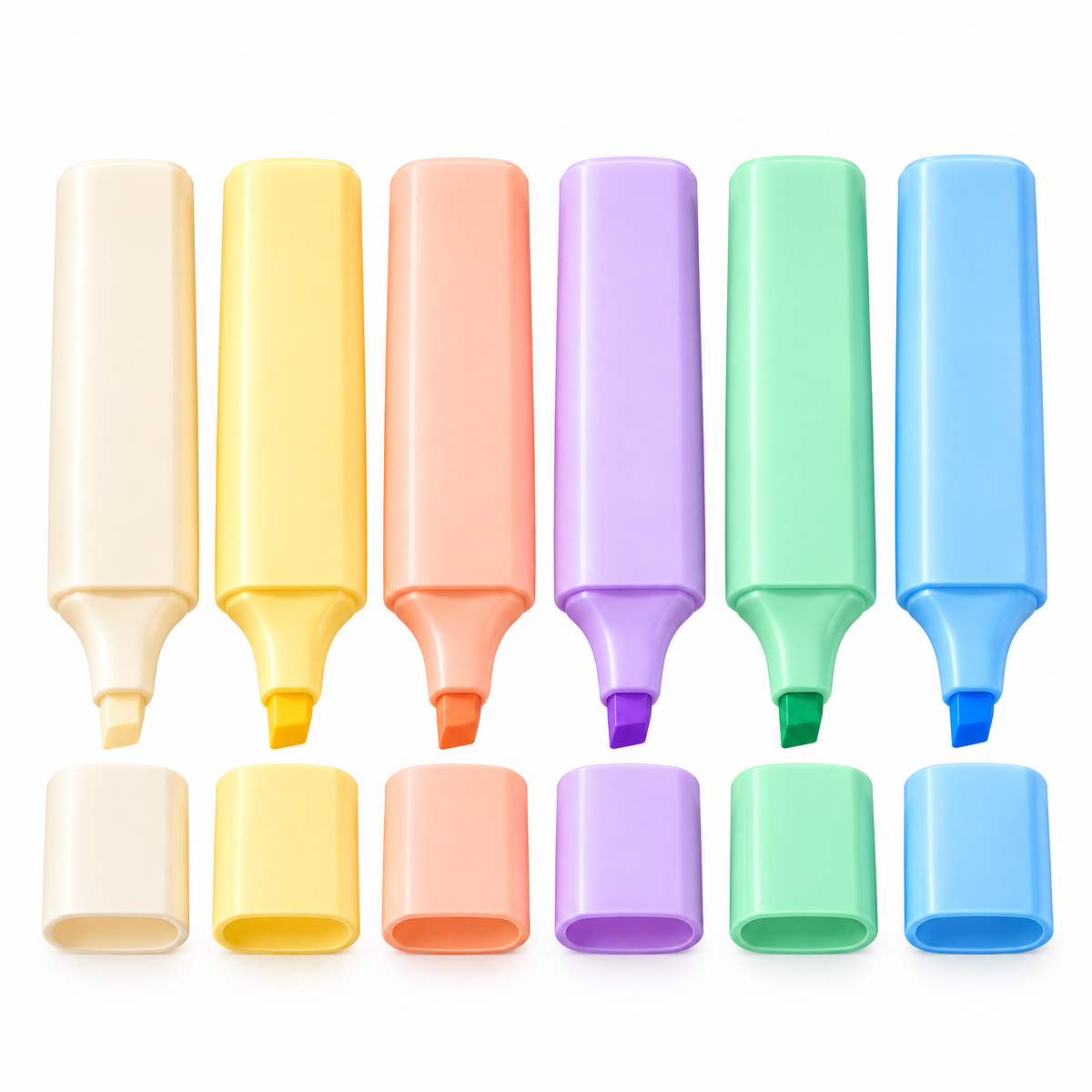 6-Color Pastel Highlighter Set — product view